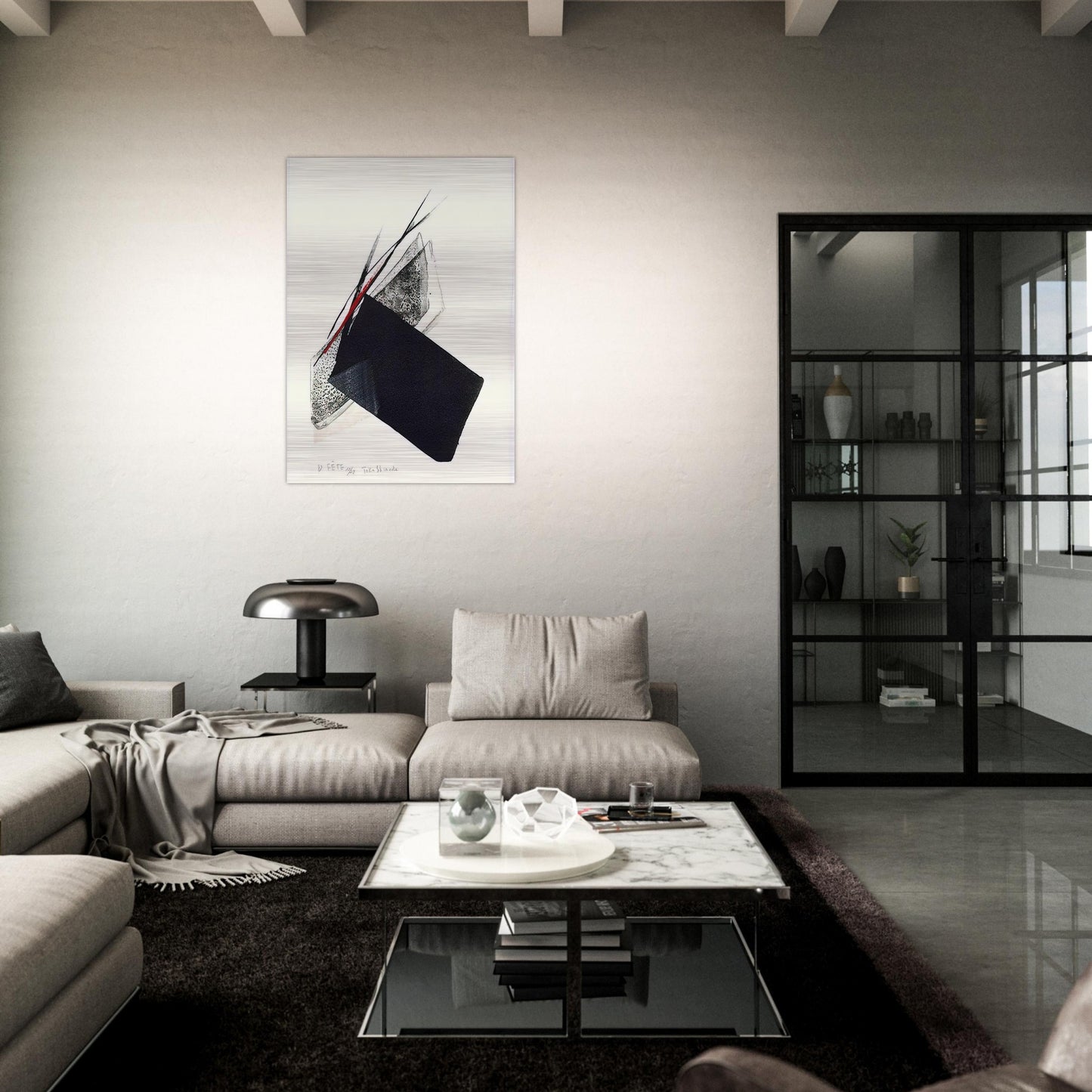Fête - 1997 - Toko Shinoda Brushed Aluminum Print - 70x100 cm / 28x40 inches | Toko Shinoda Aluminum Print | Toko Shinoda Prints