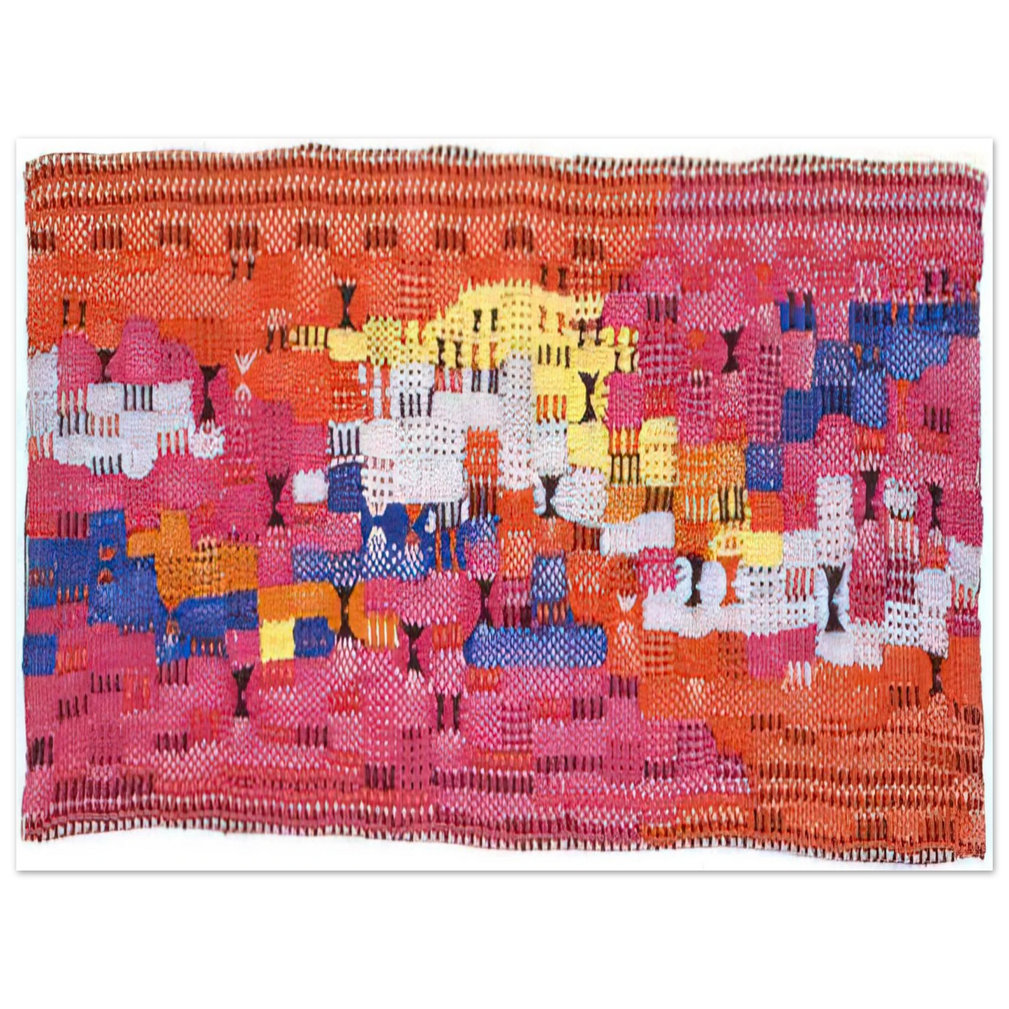 Anni Albers - SOUTH OF THE BORDER 1958  75x100 cm / 30x40inches Fine Art Poster