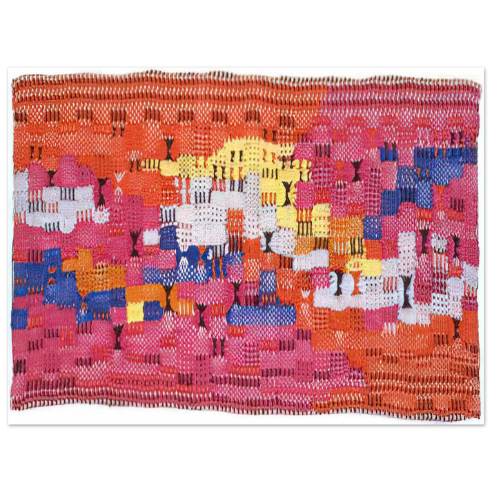 Anni Albers - SOUTH OF THE BORDER 1958  75x100 cm / 30x40inches Fine Art Poster