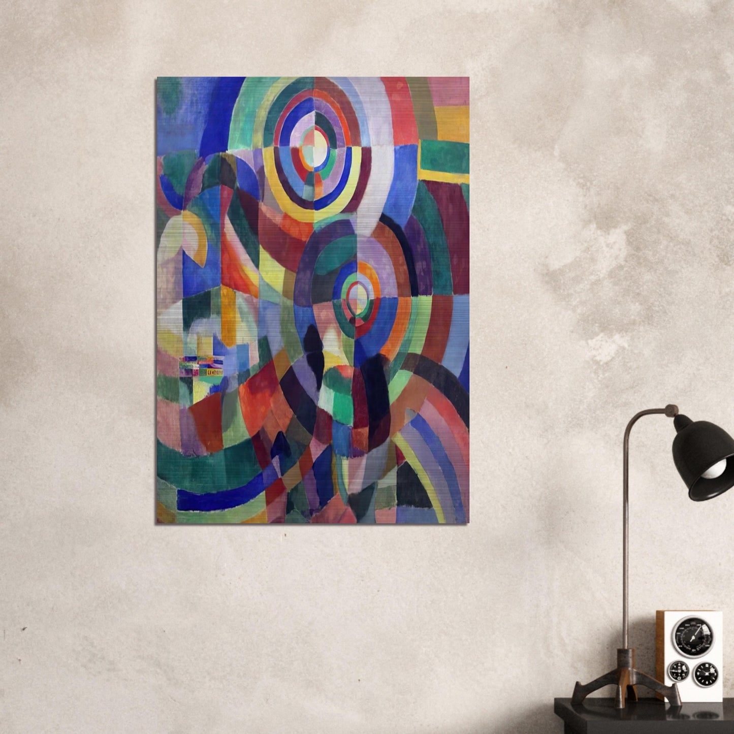 ELECTRIC PRISMS 1 - Sonia Delaunay Brushed Aluminum Print - 70x100 cm / 28x40 inches | Sonia Delaunay Aluminum Print | Sonia Delaunay Prints