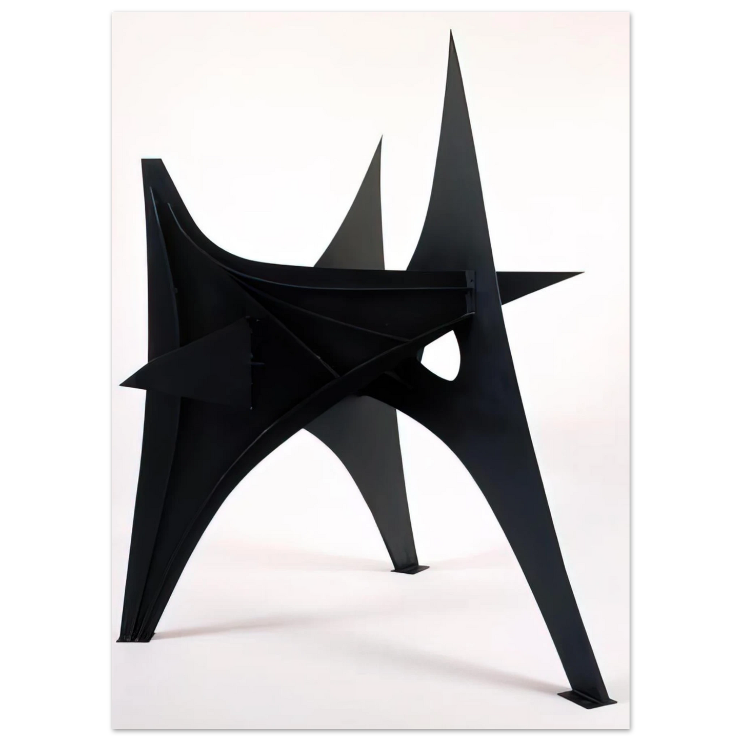 Alexander Calder - TROIS PICS INTERMEDIATE MAQUETTE 1967 Fine Art Poster