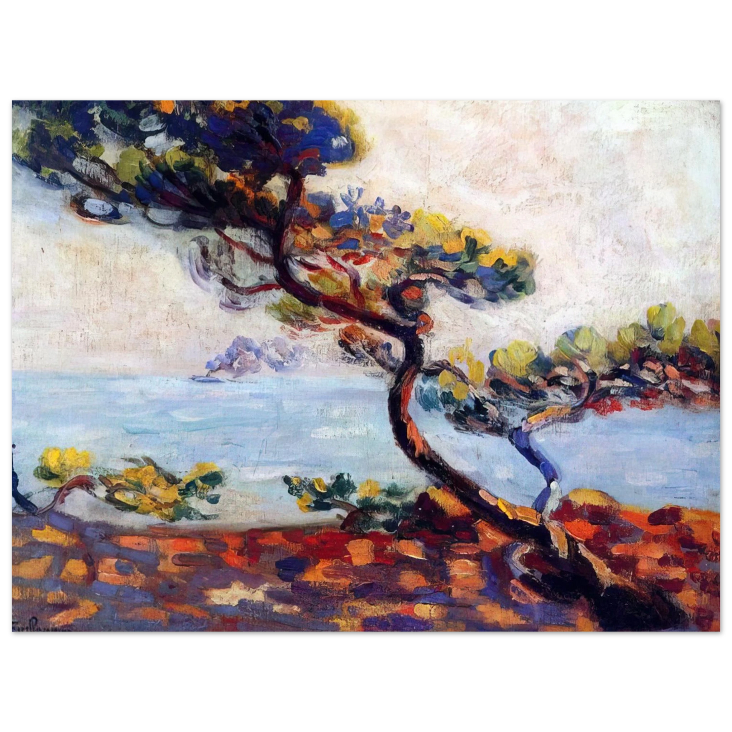 Armand Guillaumin - Dans le Midi - 1910  75x100 cm / 30x40inches Fine Art Poster