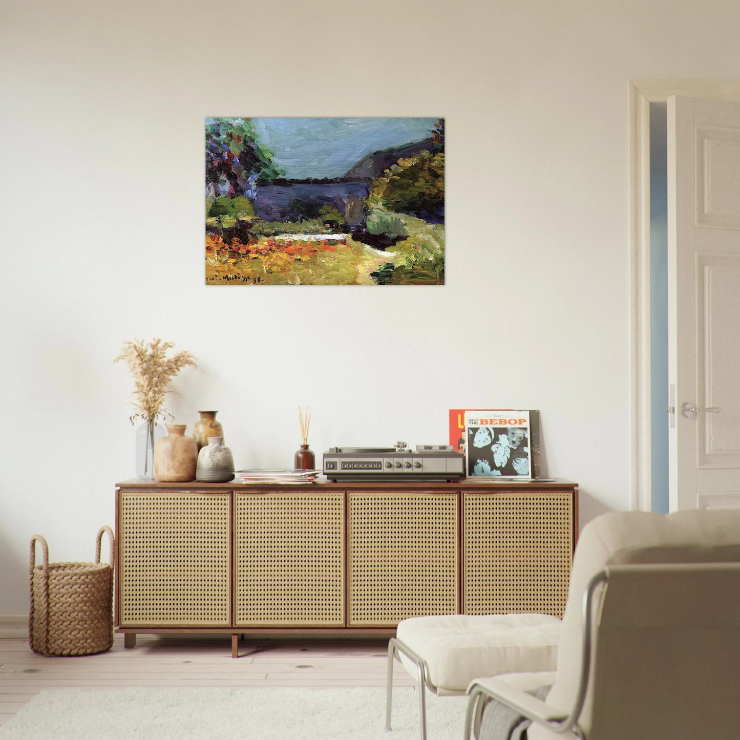LANDSCAPE 1898 - Henri Matisse Brushed Aluminum Print - 70x100 cm / 28x40 inches | Henri Matisse Aluminum Print | Henri Matisse Prints