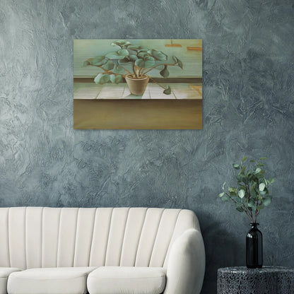 PLANT - Salvador Dali Brushed Aluminum Print - 70x100 cm / 28x40 inches | Salvador Dali Aluminum Print | Salvador Dali Prints