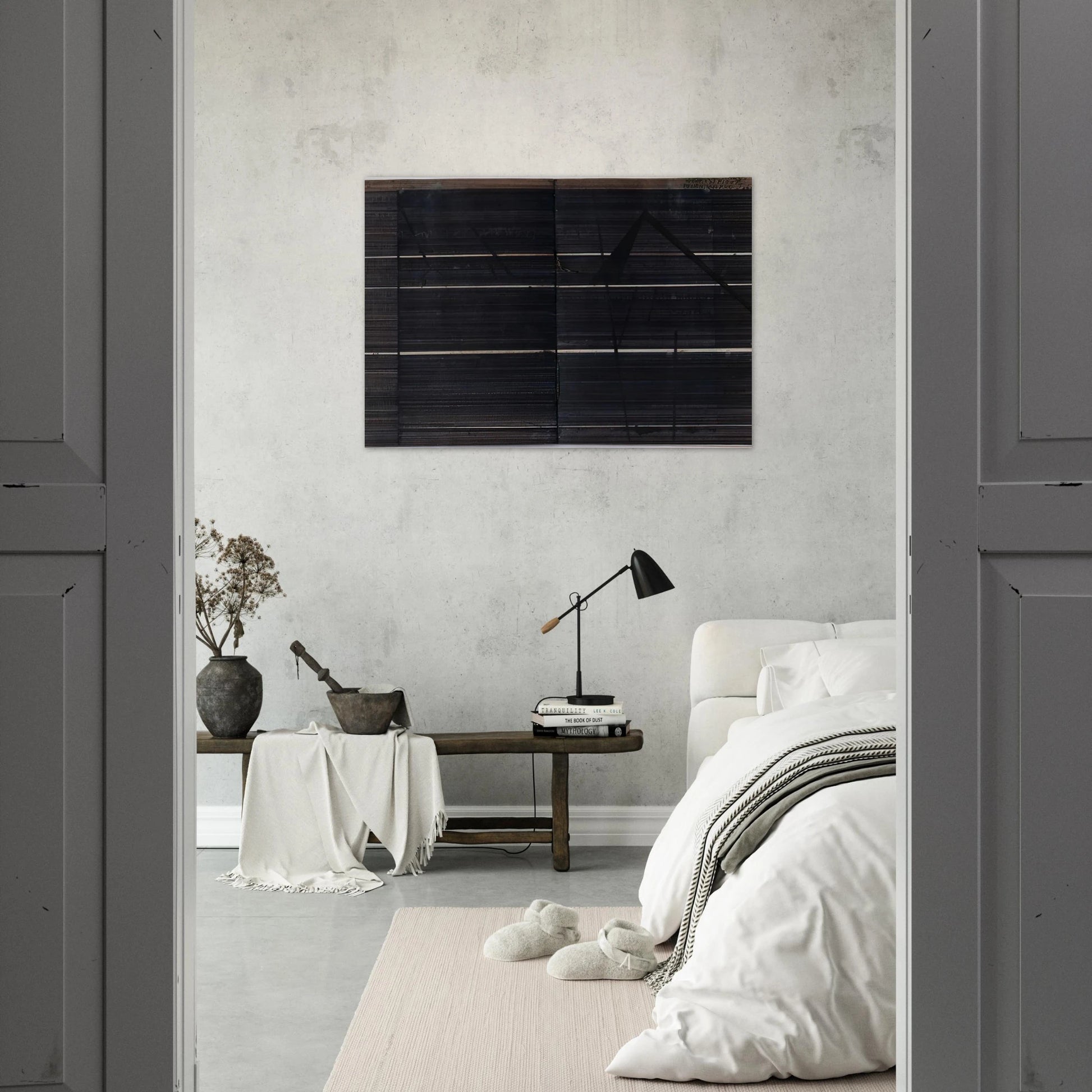 Diary pages - Minimalism - Nasreen Mohamedi Brushed Aluminum Print - 70x100 cm / 28x40 inches | Nasreen Mohamedi Aluminum Print | Nasreen Mohamedi Prints
