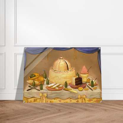 HAPPY BIRTHDAY - Fernando Botero Acrylic Print - 70x100 cm / 28x40″ inches
