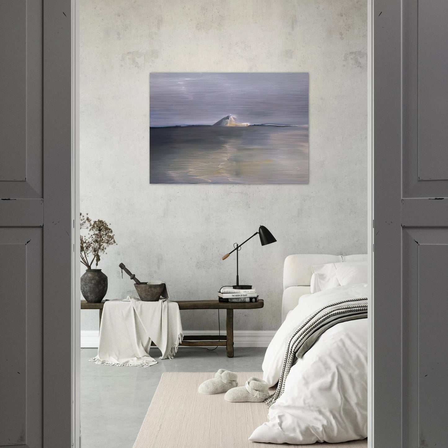 Marine au cap - Lyrical Abstraction - Nicolas de Stael Brushed Aluminum Print - 70x100 cm / 28x40 inches | Nicolas de Stael Aluminum Print | Nicolas de Stael Prints