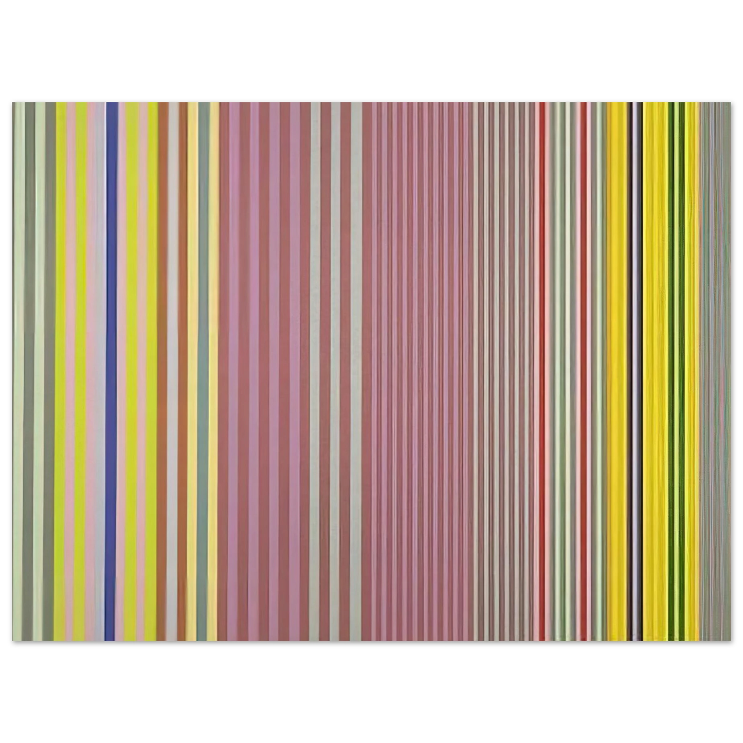 Gene Davis - Halifax - 1969  75x100 cm / 30x40inches Fine Art Poster