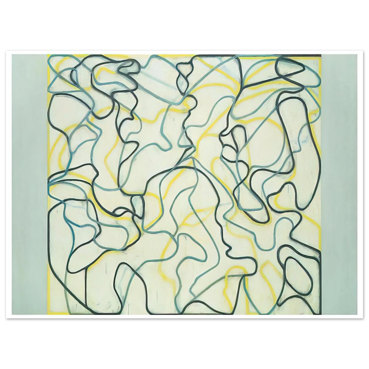 Brice Marden - Second Letter Zen Spring - 2009  75x100 cm / 30x40inches Fine Art Poster