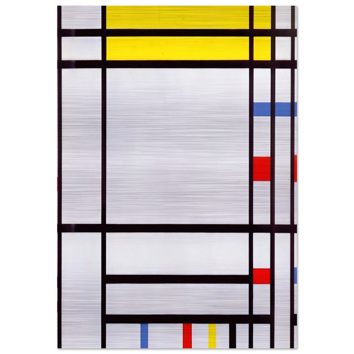 Place de la Concorde - Piet Mondrian Brushed Aluminum Print - 70x100 cm / 28x40 inches | Piet Mondrian Aluminum Print | Piet Mondrian Prints