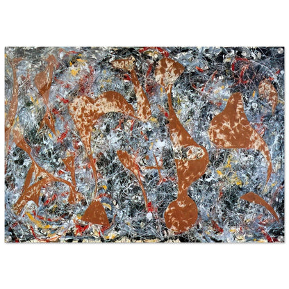 NUMBER 7 OUT OF THE WEB 1949 - Jackson Pollock Acrylic Print - 70x100 cm / 28x40″ inches