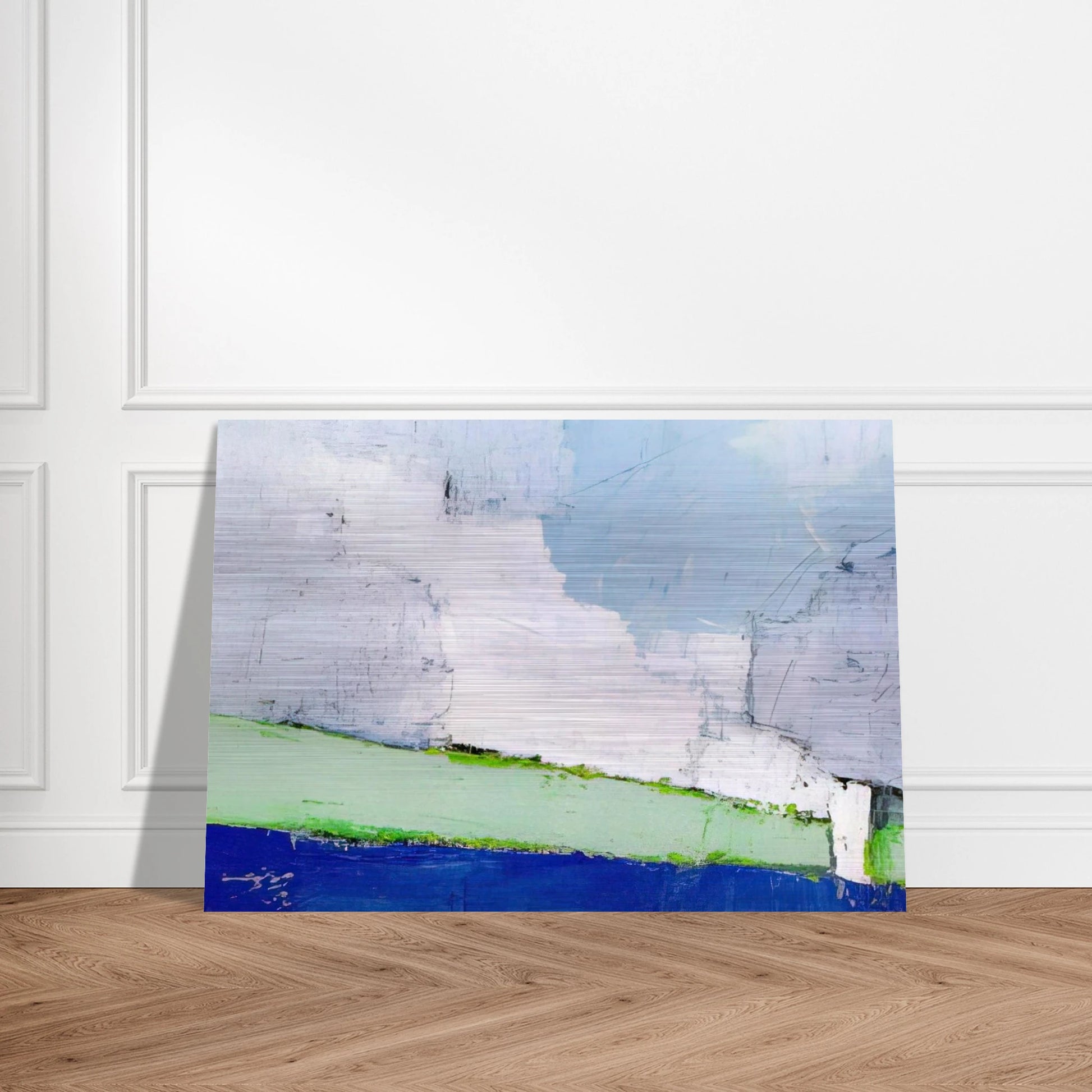 Paysage de Vaucluse No. 3 - 1953 - Nicolas de Stael Brushed Aluminum Print - 70x100 cm / 28x40 inches | Nicolas de Stael Aluminum Print | Nicolas de Stael Prints