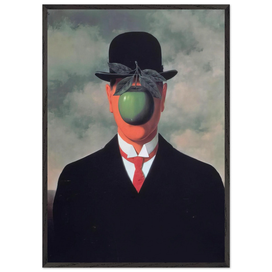 THE GREAT WAR 1964 - Rene Magritte 70x100 cm / 28x40 inches Framed Art Print – Black Wooden Frame