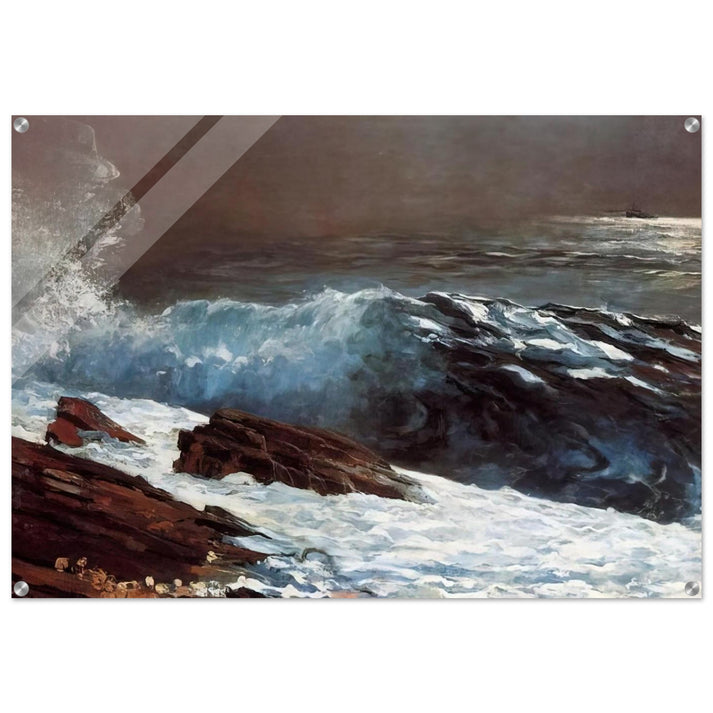 SUNLIGHT ON THE COAST - Winslow Homer Acrylic Print - 70x100 cm / 28x40″ inches
