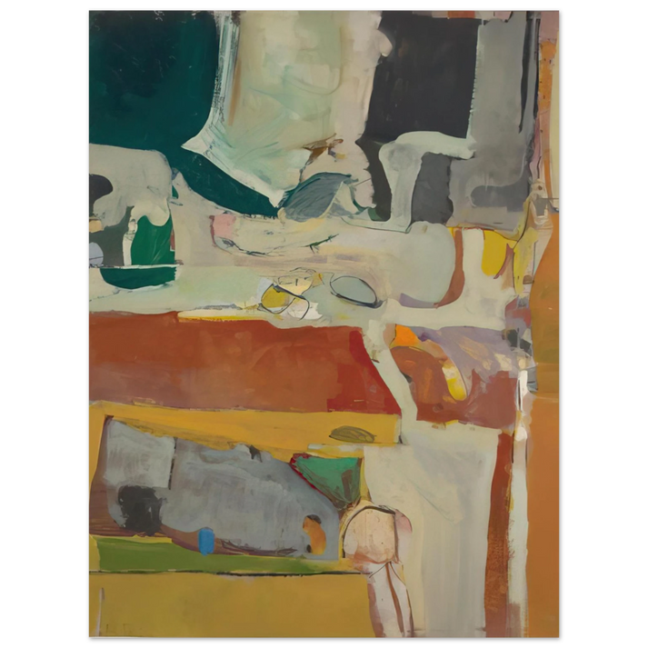Richard Diebenkorn - Urbana #4  75x100 cm / 30x40inches Fine Art Poster