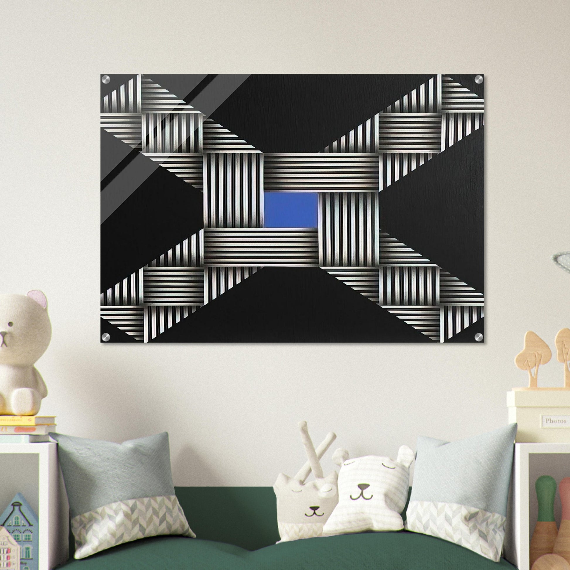 O.V.N.I. - 1967 - Omar Rayo Acrylic Print - 70x100 cm / 28x40″ inches