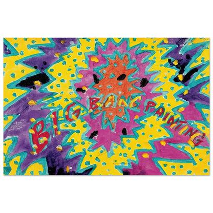 Big Bang Painting - 1988 - Paul Thek Art Prints - 100x150 cm / 40x60″ inches | Paul Thek Poster | Paul Thek Prints