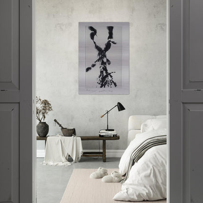 TO STOP THE CRY 1994 - Zao Wou-Ki Brushed Aluminum Print - 70x100 cm / 28x40 inches | Zao Wou-Ki Aluminum Print | Zao Wou-Ki Prints
