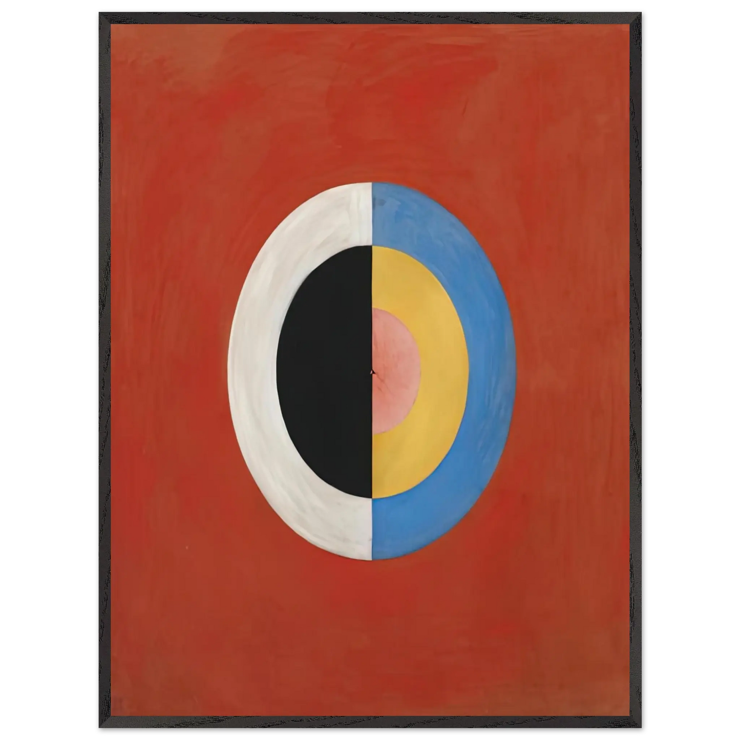 Hilma af Klint - THE SWAN NO 17 1915 0 Wall art - 27x35 cm / 11x14 Inches - Fine Art Poster - -