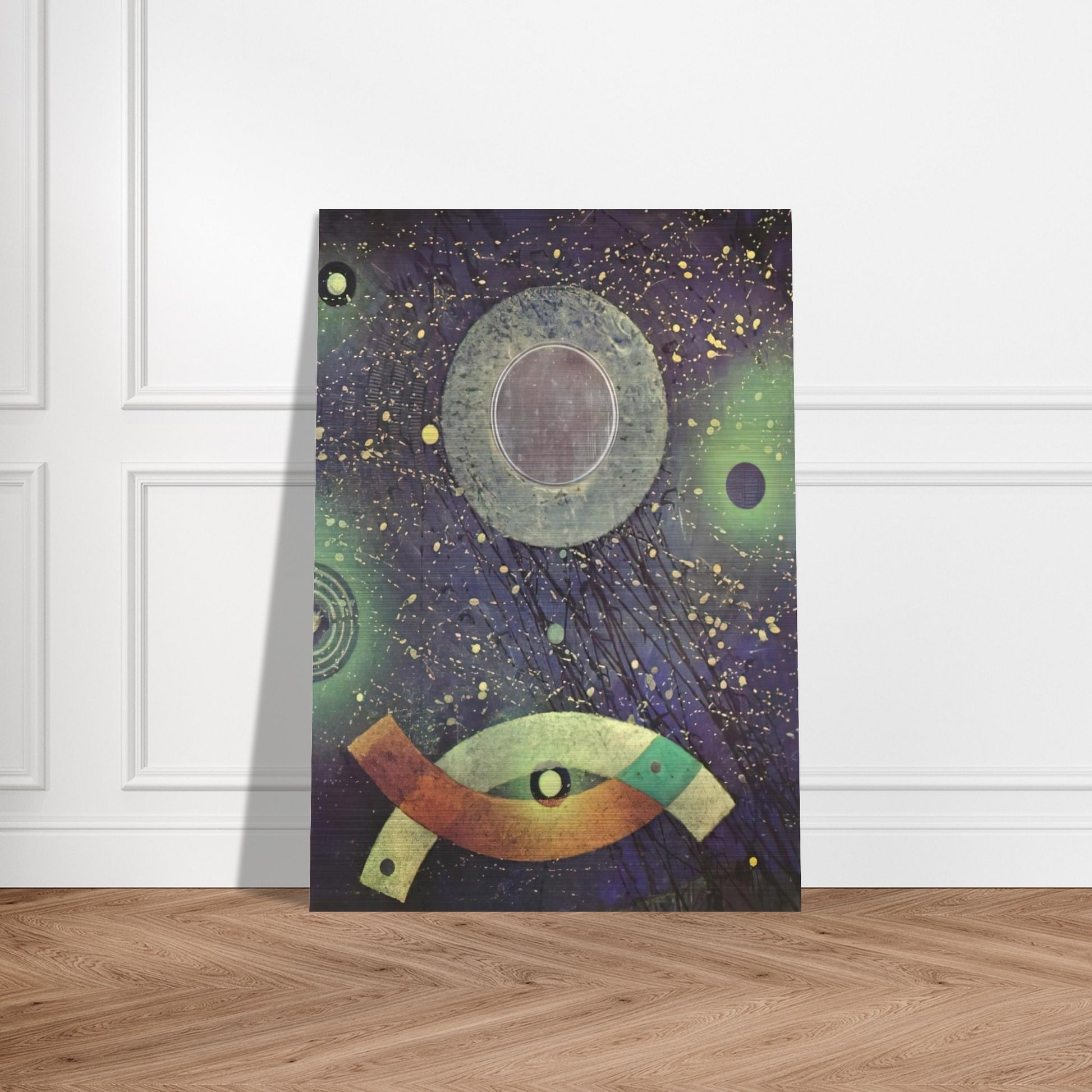 La Dernière Forêt - Max Ernst Brushed Aluminum Print - 70x100 cm / 28x40 inches | Max Ernst Aluminum Print | Max Ernst Prints