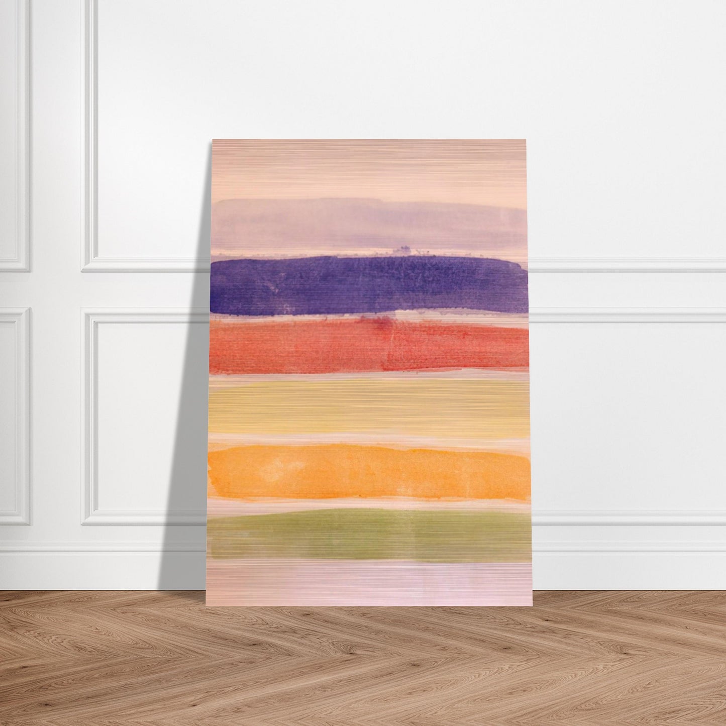 Meadow - 1981 - Ronnie Landfield Brushed Aluminum Print - 70x100 cm / 28x40 inches | Ronnie Landfield Aluminum Print | Ronnie Landfield Prints