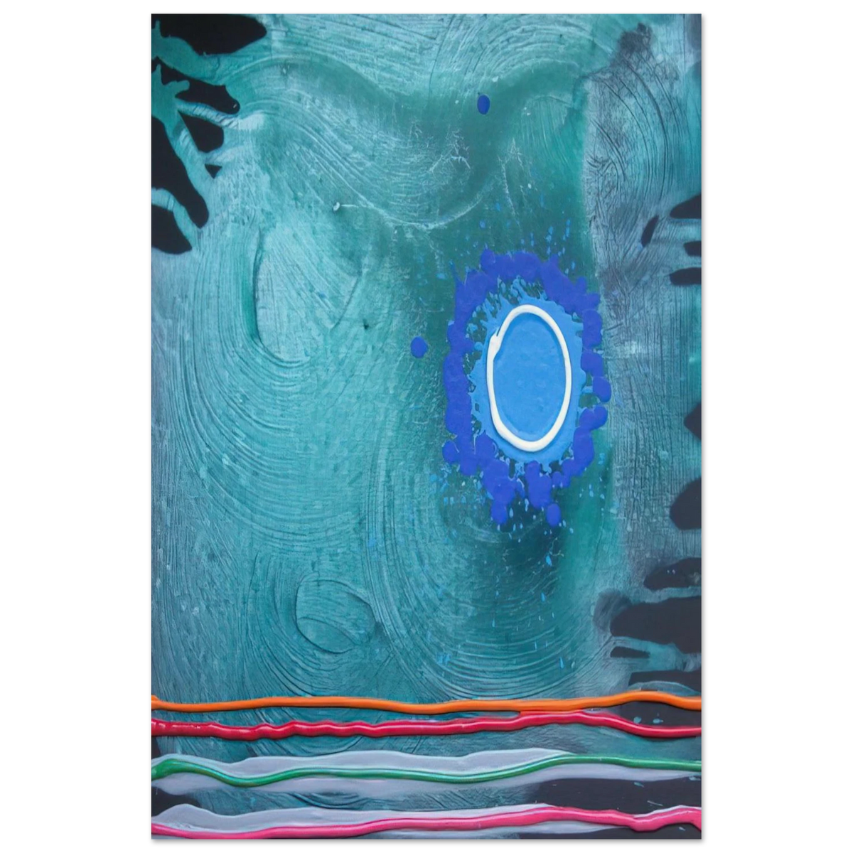 Blue Moon - 2006 - John Hoyland Art Prints - 100x150 cm / 40x60″ inches | John Hoyland Poster | John Hoyland Prints