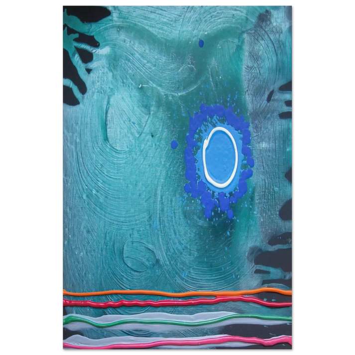Blue Moon - 2006 - John Hoyland Art Prints - 100x150 cm / 40x60″ inches | John Hoyland Poster | John Hoyland Prints