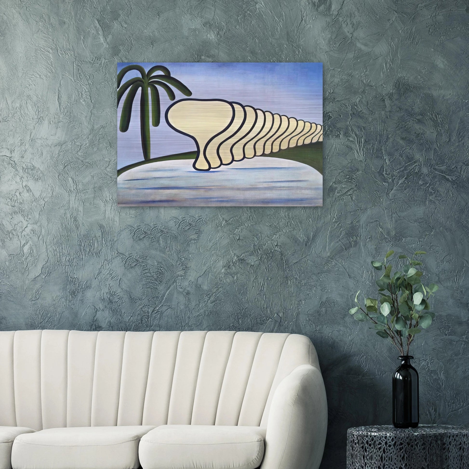 Sleep - Tarsila do Amaral Brushed Aluminum Print - 70x100 cm / 28x40 inches | Tarsila do Amaral Aluminum Print | Tarsila do Amaral Prints