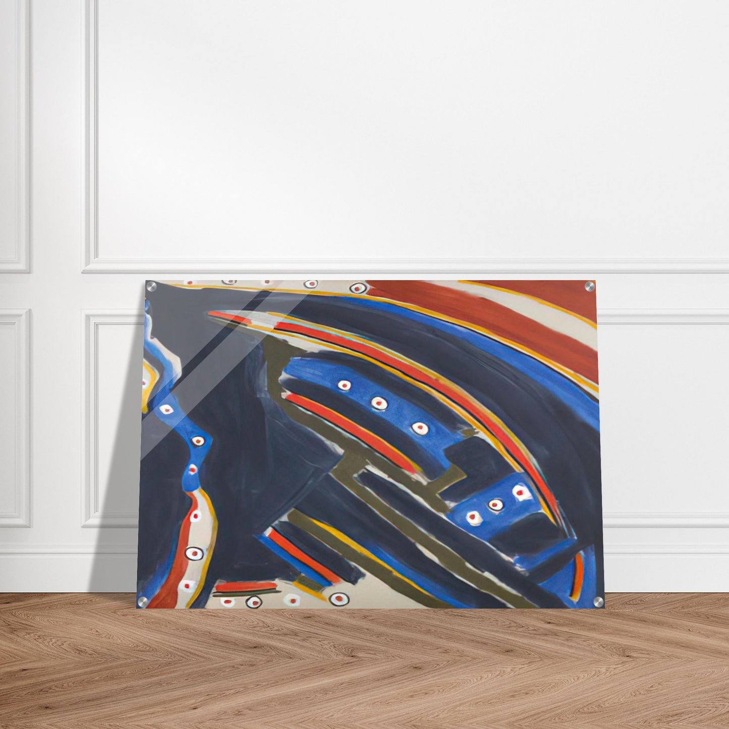Gold Stopple Moonshot - 1972 - Betty Parsons Acrylic Print - 70x100 cm / 28x40″ inches