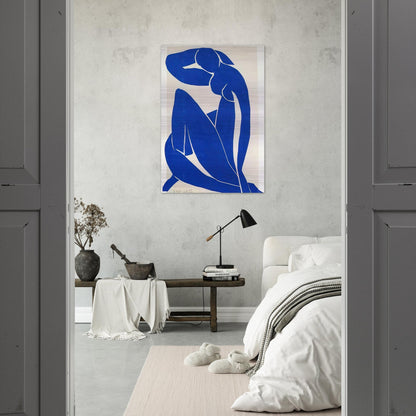 BLUE NUDE 1952 - Henri Matisse Brushed Aluminum Print - 70x100 cm / 28x40 inches | Henri Matisse Aluminum Print | Henri Matisse Prints