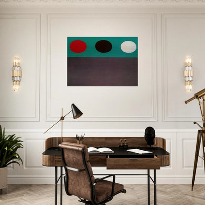 Loominé"""g #2 - 1969 - Adolph Gottlieb Brushed Aluminum Print - 70x100 cm / 28x40 inches | Adolph Gottlieb Aluminum Print | Adolph Gottlieb Prints