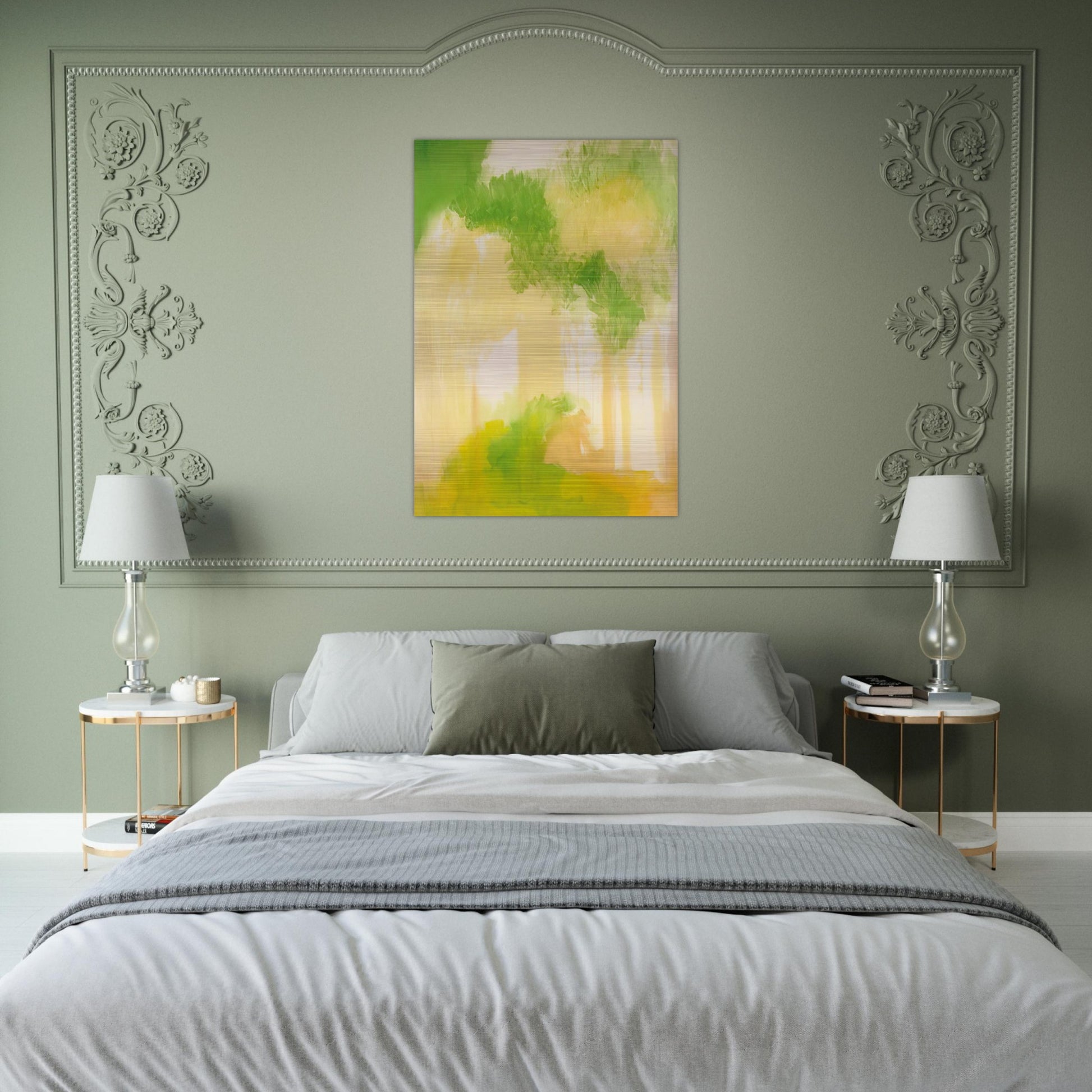 UNTITLED 2000 - Esteban Vicente Brushed Aluminum Print - 70x100 cm / 28x40 inches | Esteban Vicente Aluminum Print | Esteban Vicente Prints