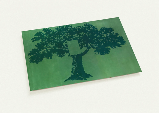Albero Per Terra - 1984 By Mario Schifano Pack of 10 Post Cards | Mario Schifano Post Cards | A6 (10.5 x 14.8 cm) - 4.1 x 5.8 inches