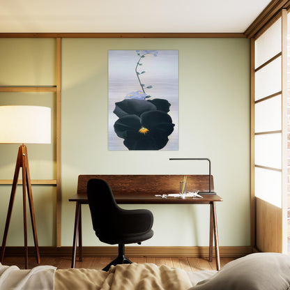 Pansy - Georgia O'Keeffe Brushed Aluminum Print - 70x100 cm / 28x40 inches | Georgia O'Keeffe Aluminum Print | Georgia O'Keeffe Prints