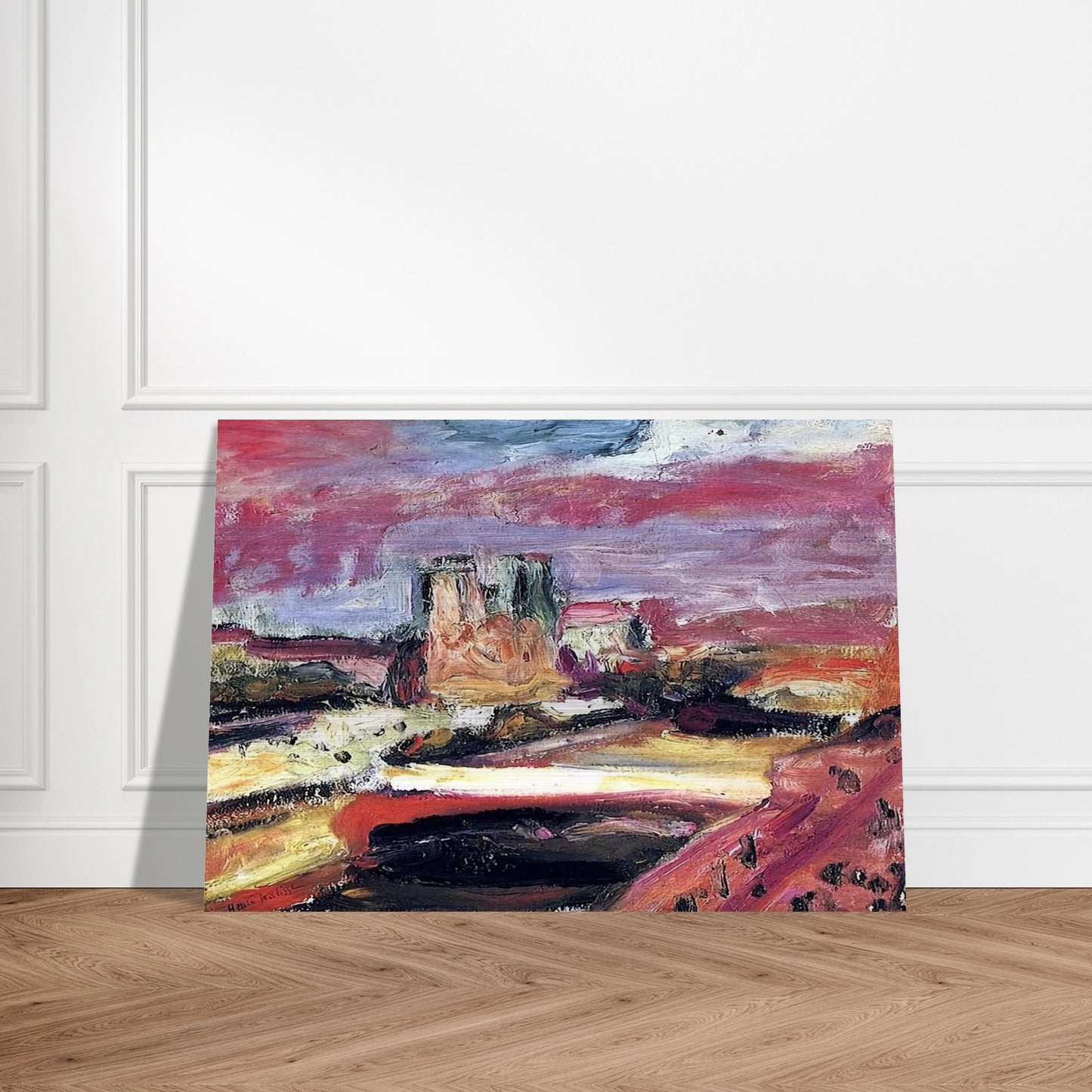 NOTRE DAME 1904 - Henri Matisse Brushed Aluminum Print - 70x100 cm / 28x40 inches | Henri Matisse Aluminum Print | Henri Matisse Prints