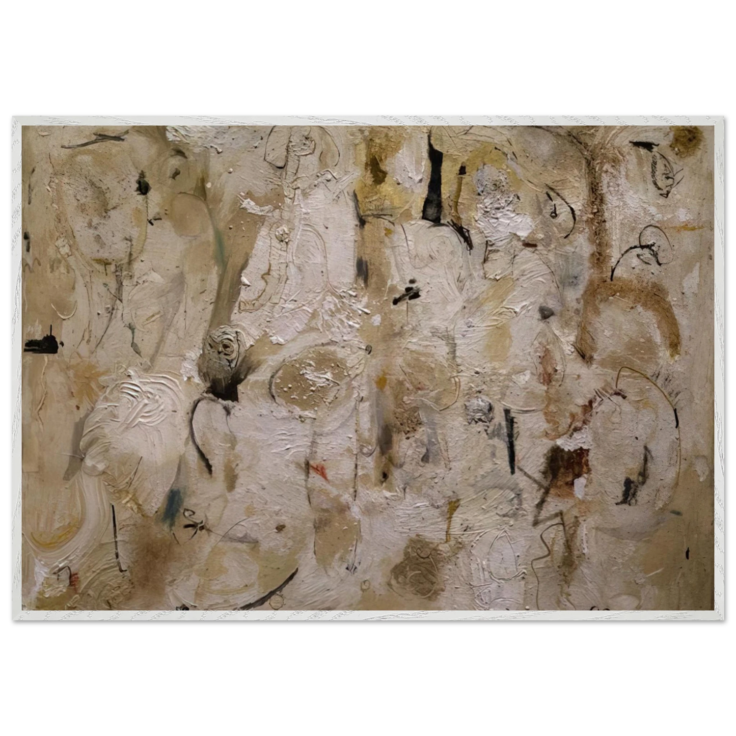 Helen Frankenthaler - Painted on 21st Street - 1951 Wall art - 45x60 cm / 18x24 inches - Fine Art Poster-canvas - -