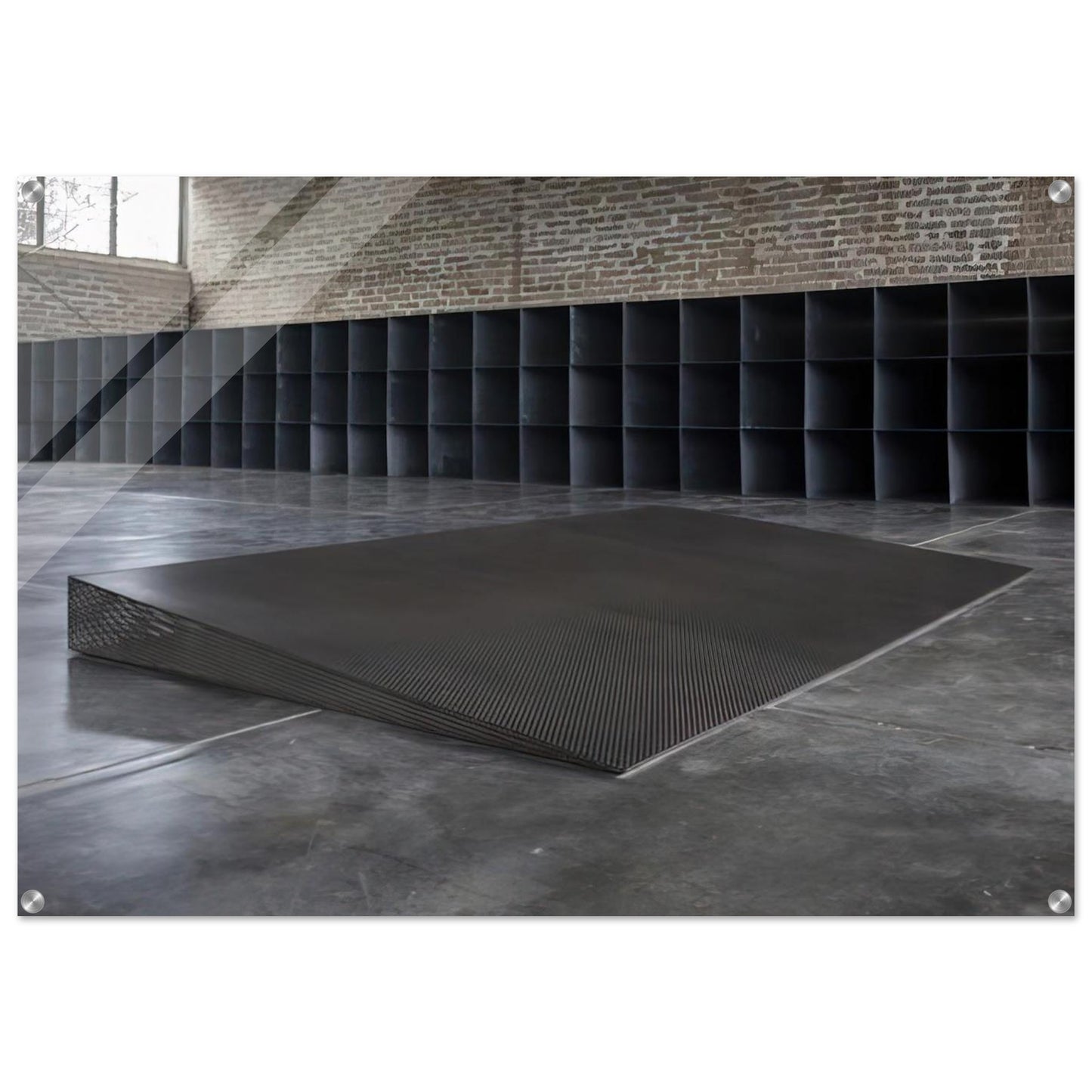 Untitled Eight Inches - 1968 - Donald Judd Acrylic Print - 70x100 cm / 28x40″ inches