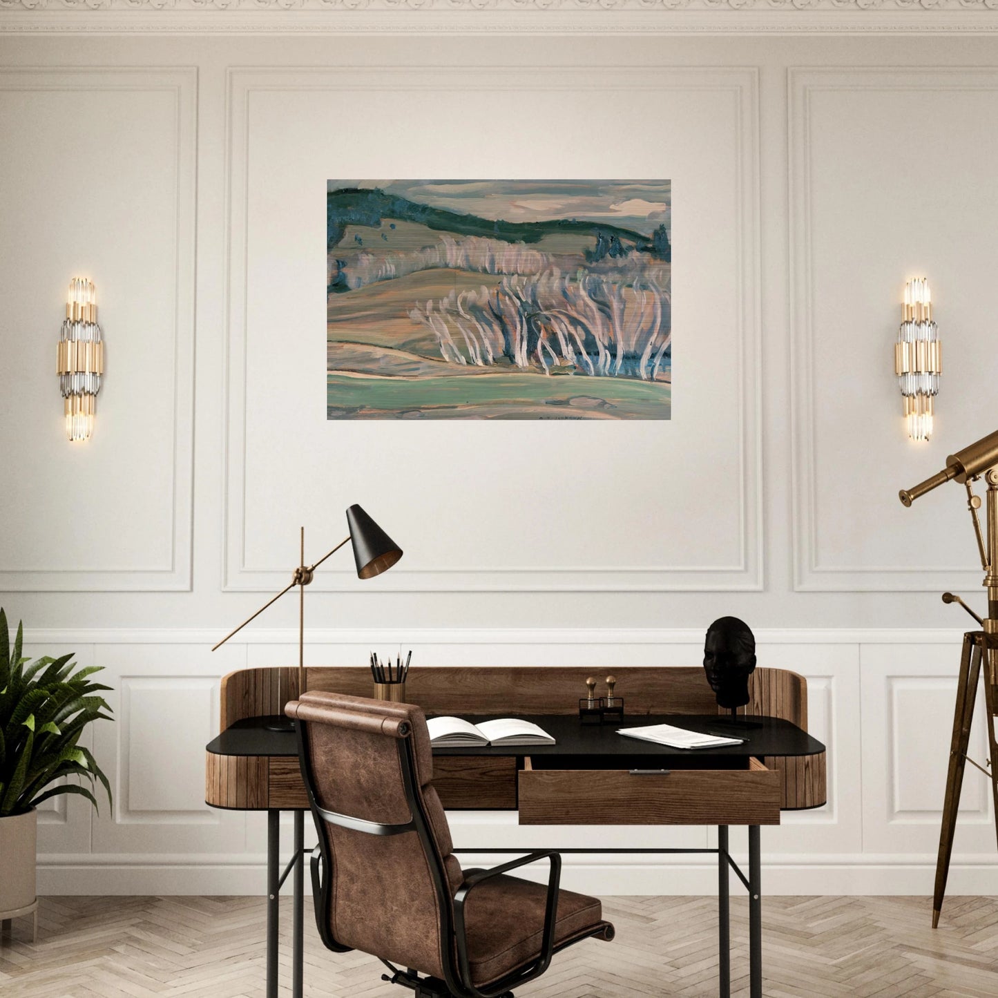Spring, Caribou Country - 1949 - A.Y. Jackson Brushed Aluminum Print - 70x100 cm / 28x40 inches | A.Y. Jackson Aluminum Print | A.Y. Jackson Prints