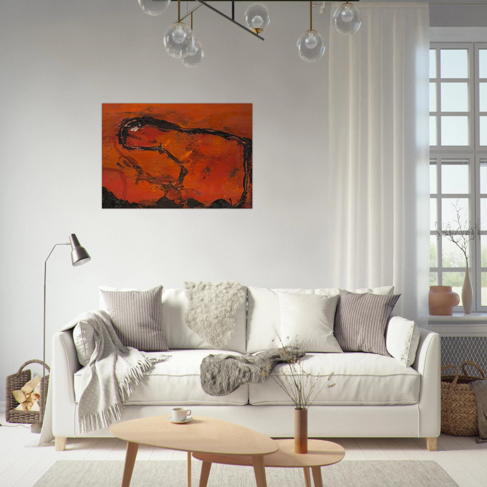 Pega - 1964 - Emil Schumacher Brushed Aluminum Print - 70x100 cm / 28x40 inches | Emil Schumacher Aluminum Print | Emil Schumacher Prints