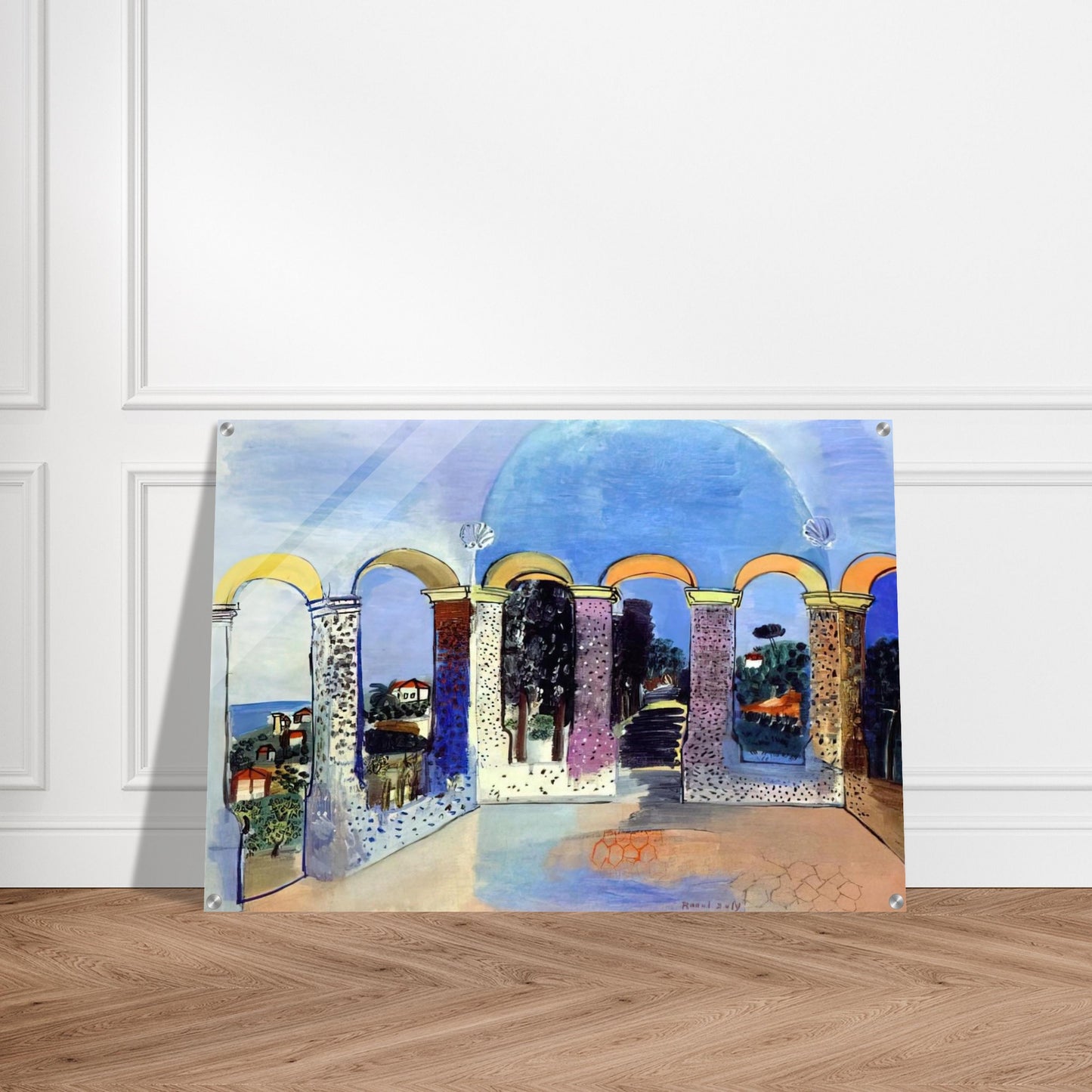 ARCADES AT VALLAURIS 1927 - Raoul Dufy Acrylic Print - 70x100 cm / 28x40″ inches