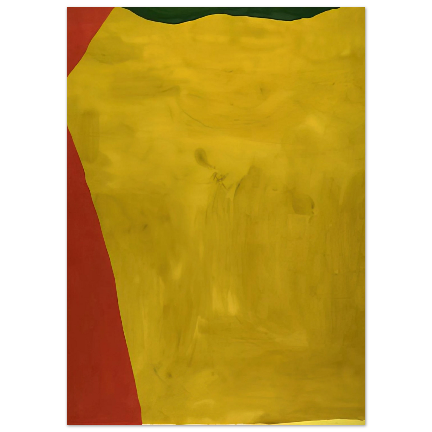 Helen Frankenthaler - Blessing of the Fleet - 1969 Wall art - 21x29.7 cm / 8x12" - Premium Wooden Framed Poster With Fine Art Paper-canvas - Wood frame