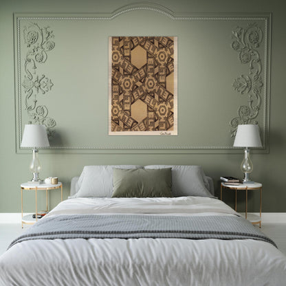 ESCHER (21) - MC Escher Brushed Aluminum Print - 70x100 cm / 28x40 inches | MC Escher Aluminum Print | MC Escher Prints