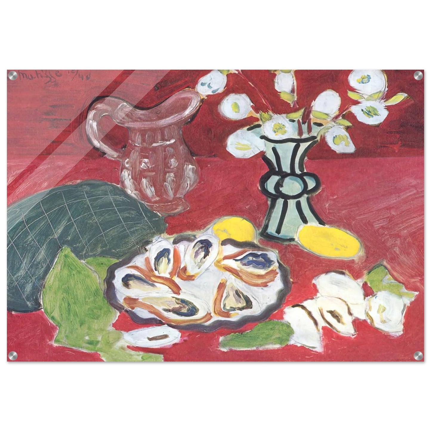 STILL LIFE WITH SHELLFISH 1940 - Henri Matisse Acrylic Print - 70x100 cm / 28x40″ inches