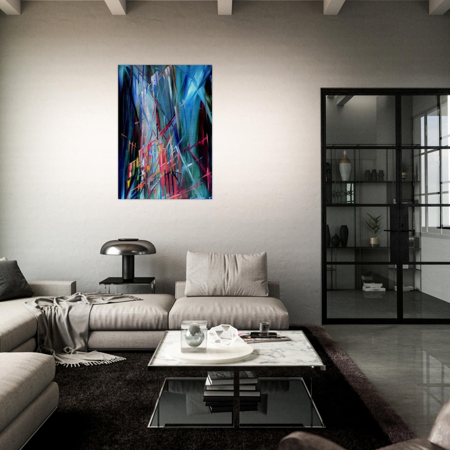 Fantasy - Konrad Zuse Brushed Aluminum Print - 70x100 cm / 28x40 inches | Konrad Zuse Aluminum Print | Konrad Zuse Prints
