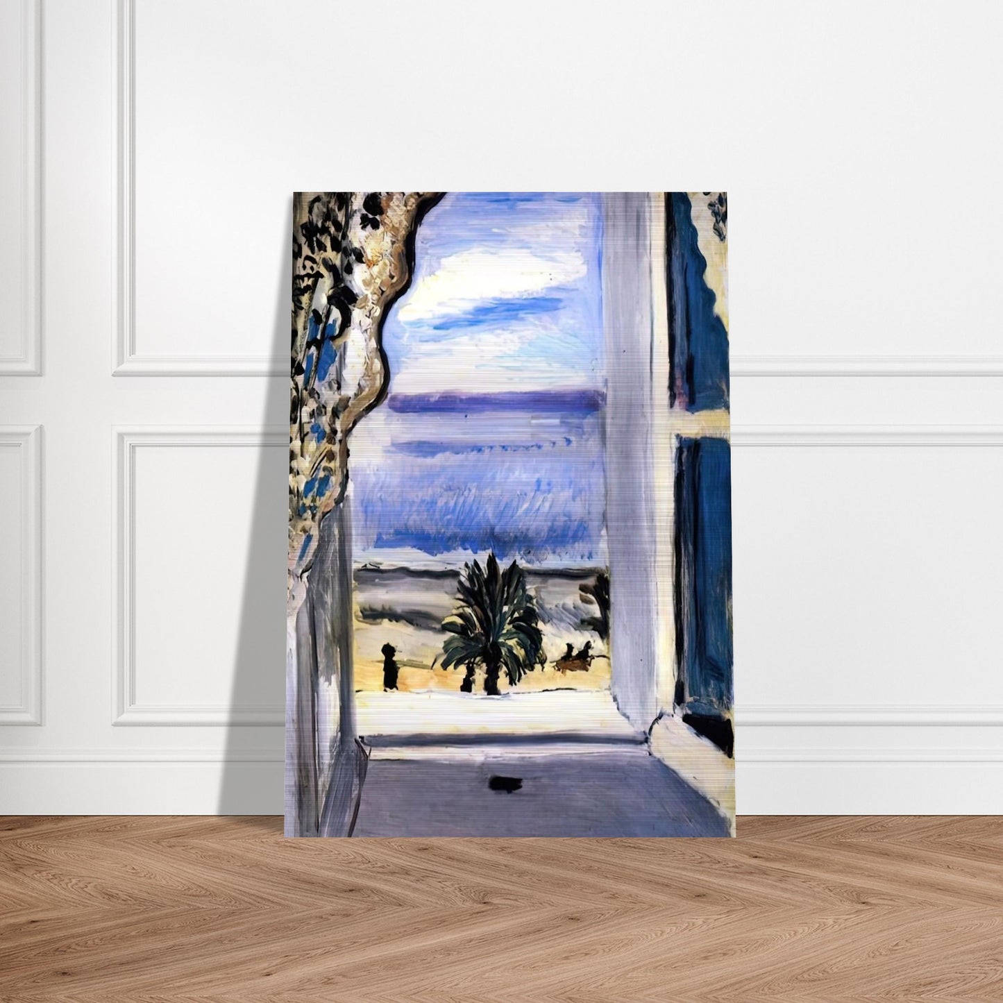 THE OPEN WINDOW 1918 - Henri Matisse Brushed Aluminum Print - 70x100 cm / 28x40 inches | Henri Matisse Aluminum Print | Henri Matisse Prints