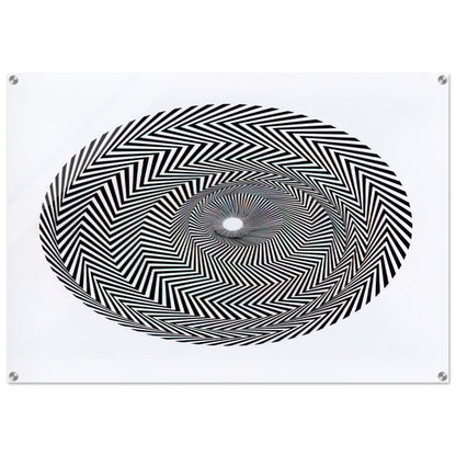 BLAZE 1 1962 - Bridget Riley Acrylic Print - 70x100 cm / 28x40″ inches