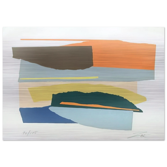 Niagara Series - 1980 - Larry Zox Brushed Aluminum Print - 70x100 cm / 28x40 inches | Larry Zox Aluminum Print | Larry Zox Prints