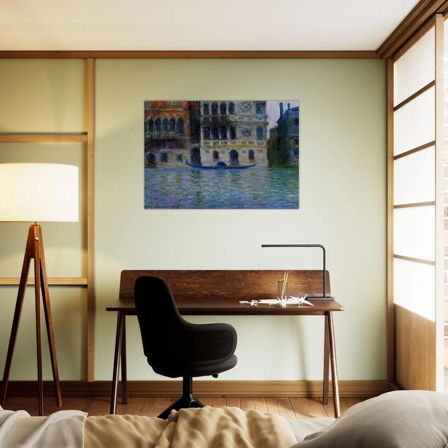 Palazzo Dario - claude monet Brushed Aluminum Print - 70x100 cm / 28x40 inches | claude monet Aluminum Print | claude monet Prints