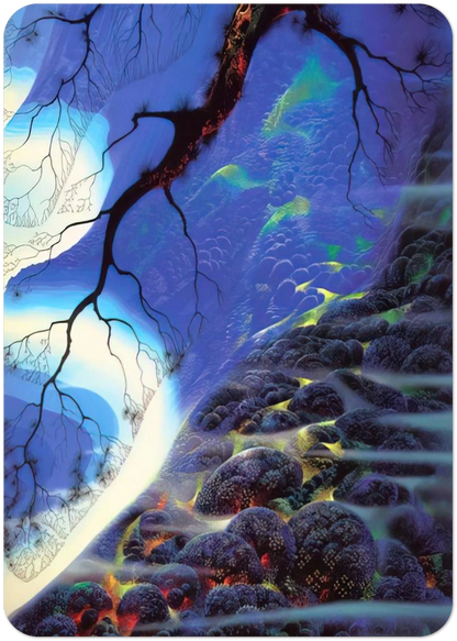 Mystical Big Sur By Eyvind Earle Pack of 10 Post Cards | Eyvind Earle Post Cards | A6 (10.5 x 14.8 cm) - 4.1 x 5.8 inches