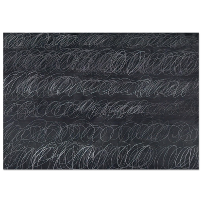 Cold Stream - Cy Twombly Brushed Aluminum Print - 70x100 cm / 28x40 inches | Cy Twombly Aluminum Print | Cy Twombly Prints